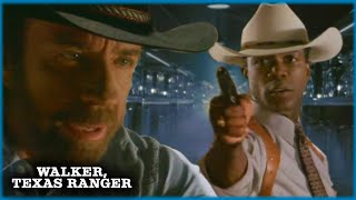 Trivette Saves Walker From Hidden Gunman  Walker Texas Ranger [upl. by Shulem194]