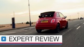 Fiat 500C convertible car review [upl. by Sydelle798]