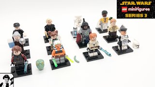 LEGO Star Wars Custom Minifgure Series 3 Canon SpinOff Movies Clone Wars Rogue One and Solo [upl. by Eelhsa]