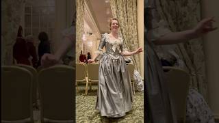 Going to a real 18th century ball  Chevalier Ball Seattle 1780s1790s [upl. by Elgar]