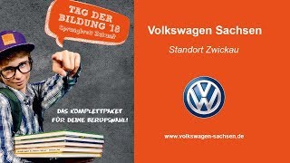 Volkswagen Sachsen sucht FachkräfteNachwuchs [upl. by Ybrik]