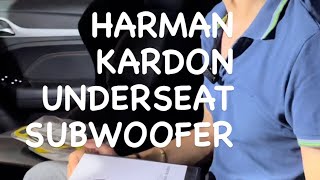 PREMIUM QUALITY ULTRA COMPACT UNDERSEAT SUBWOOFER  HARMAN KARDON👌👌 [upl. by Armbruster]