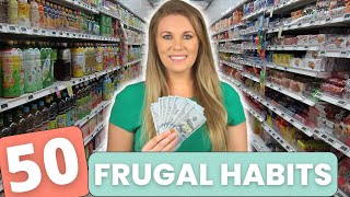 50 EASY FRUGAL LIVING TIPS TO SAVE MONEY FAST  Frugal Habits That Actually Work [upl. by Sulamith478]