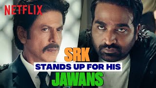 SRK holds Vijay Sethupathi Responsible for his ACTIONS in Jawan  Netflix India [upl. by Tulley]