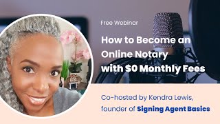 Become an Online Notary with 0 Monthly Fees on the OneNotaryus Platform [upl. by Ennyrb]