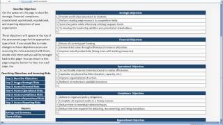 Program Risk Review Tool  ERM Risk Assessment Toolbox [upl. by Euqinwahs]