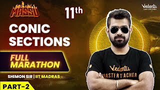 Conic Sections Full Marathon  Part 2  Class 11 CBSE🔥Shimon Sir [upl. by Wilterdink]