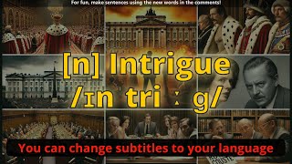 n Intrigue meaning with 5 examples [upl. by Rehpotsirhk]