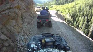 Ouray Colorado ATV Trail Rides July 2011  Part 14  Mineral Creek Access To Alpine Loop amp Lake City [upl. by Berns]