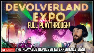 DEVOLVERLAND EXPO Full Playthrough  The Playable Devolver Conference  Playable E3 2020 Game [upl. by Eitteb964]