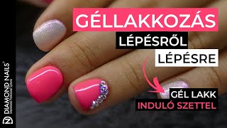 Géllakkozás lépésről lépésre  Gél lakk induló szettel [upl. by Tompkins]