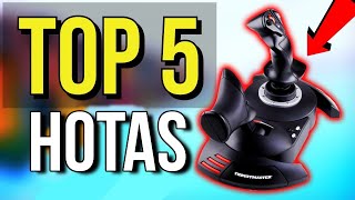 TOP 5 MEILLEUR HOTAS JOYSTICK 2023 pour vos jeux de simulation de vol et de conquête spatiale [upl. by Ahsemrak]