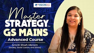 GS Mains Master Strategy 2024  Smriti Ma’am Society amp Social Justice Advanced Course  25th June [upl. by Shandeigh]