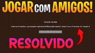 Conexão perdida RESOLVIDO  COMO JOGAR MINECRAFT COM MOD COM SEU AMIGO 2024 [upl. by Enyaz]