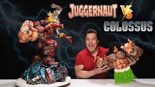 JUGGERNAUT vs COLOSSUS CRAZY Customized Custom XMEN Diorama Statue [upl. by Salesin834]