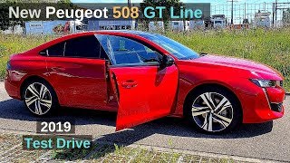 New Peugeot 508 GT Line 2019 Test Drive Review [upl. by Inafets]