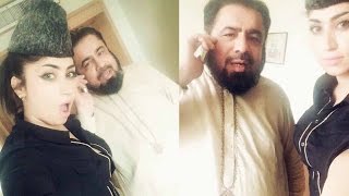 Breaking News Complete video of Qandeel Baloch with Mufti Abdul Qavi [upl. by Ahseiym]