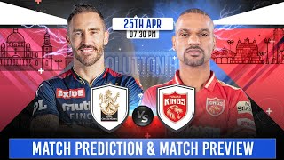 IPL 2024 6th Match Prediction amp Pitch Report Royal Challengers Bangalore vs Punjab Kings [upl. by Maril]