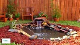 How to Add a Small Waterfall to Your Pond [upl. by Eenet]