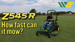 How fast can the John Deere Z545R Zero Turn Mow an Acre [upl. by Peednus442]