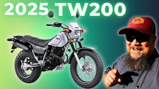 The 2025 Yamaha TW200 is HERE tw200 [upl. by Ardnuassac]