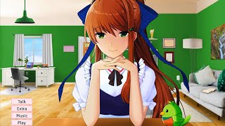 Reaching 1000 Affection Points  Doki Doki Literature Club Monika After Story [upl. by Tamer]