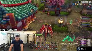 Bajheera Fury Warrior PvP Review amp Morning Gym  Full Training  QampA Livestream [upl. by Jamaal]