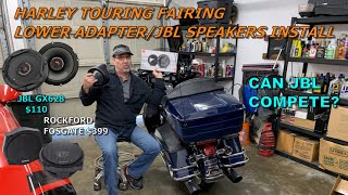 Installing speakers in your harley lowers from scratch [upl. by Faubert]