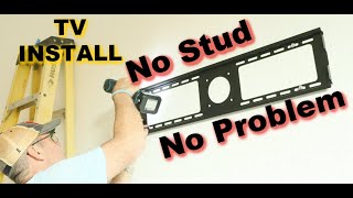 Best Way to Attach TV Mount to Just Drywall [upl. by Naraa]