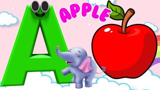 ABC song  a for apple  abc phonics song for toddlers  nursery rhymes abcd [upl. by Luben]