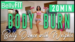 Belly dance with Weights  Nonstop Intense Calorie Burn and Sweat [upl. by Nolram]