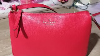 Whats In My Kate Spade Crossbody [upl. by Naashar]