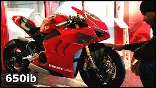 Ducati Panigale V4R  First Start AMAZING Sound [upl. by Ogdan487]