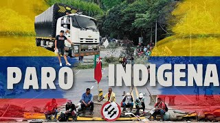 quotBloqueo total CAMIONEROS varados por protestas INDIGENASquot CAMIONESXCOL [upl. by Sevein]