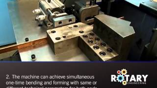 CNC Bar Forming Machine  ALB  Rotary Engineering UK Ltd [upl. by Aufa]