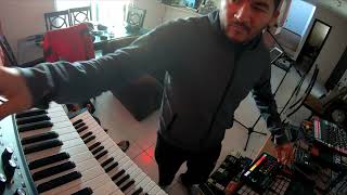 House Techno Jam feat Moog Sub37 and TR 6s moogsynthesizers roland tr6s techno dawlessjam [upl. by Micky919]