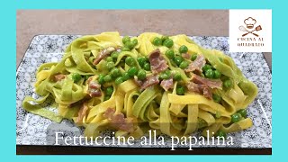 Fettuccine alla papalina [upl. by Mcgee]