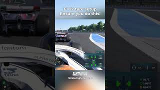 F1 22 How to setup tyres shorts f122 simracing [upl. by Vish]