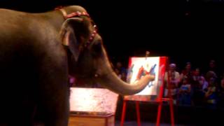 Circus elephant painting [upl. by Kendrah]