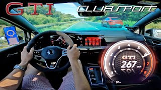 VW Golf GTI Clubsport is the BEST MK8 GOLF on the AUTOBAHN [upl. by Annahsar824]