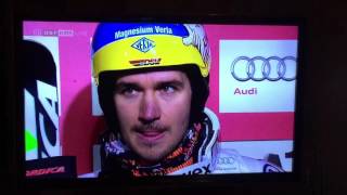 Skandal Marcel Hirscher Nightrace Schladming 2016 mit Brille [upl. by Idmann56]