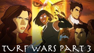 Legend of Korra TURF WARS COMIC  COVER 3 Analysis [upl. by Aerdnua293]