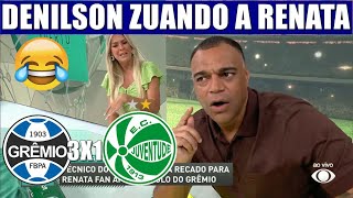 DENILSON ZANDO A RENATA FAN APOS GREMIO 3 X 1 JUVENTUDE PELO GAUCHÃO 2024 [upl. by Meyeroff]