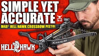 Simple Yet Accurate  BudK M48 Hell Hawk Self Cocking CrossBow [upl. by Attenwad424]