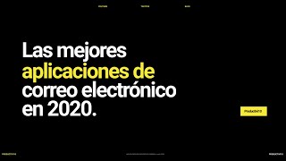 Incrementa tu productividad con los mejores gestores de correo electrónico email en 2020 [upl. by Neltiak]