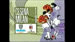 CesenaMilan 10 stagione 8889 [upl. by Adyl]