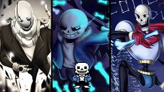 Stronger Than You  Sans Papyrus amp Gaster [upl. by Crispen]