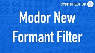 Modor  New Eurorack Formant Filter  Synthfest 2017 [upl. by Drew]