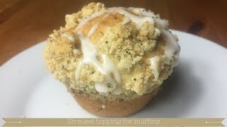 Streusel topping for muffins  Muffin topping recipes [upl. by Bibi997]