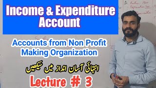 income and expenditure account  accounts from non trading concern  non profit making organization [upl. by Adella]